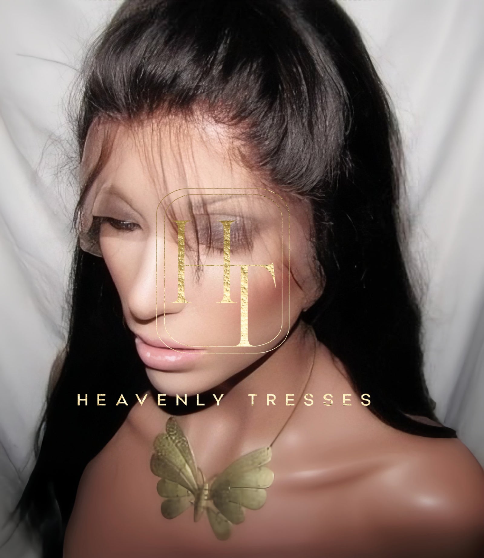 100 Percent Virgin Light Yaki Straight African American Human Hair Lace Front Wig for Black Women- Rachel