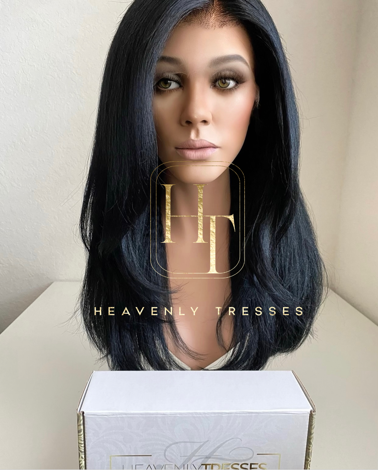 Best Human Hair Kinky Straight Wig with 4C Baby Hair Edges
