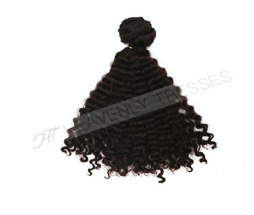 Luxury Raw Virgin Hair Extensions Deep Curl Texture.
