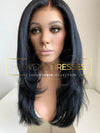 Most Realistic 4C Kinky Edges HD Lace Front Wig 