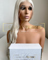 Platinum Blonde European Slavic Wig for White Caucasian Women