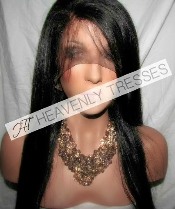 Raw Unprocessed Virgin Hair Natural Straight Lace Wig 
