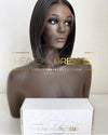 Short Wig for African American Black Women Straight Blunt Cut &quot;Bob&quot; 