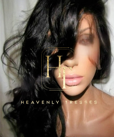 Virgin Kinky Straight African American Human Hair Lace Front Wig for Black Women-Toni