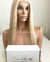 Custom Lace Wig: Silky Straight Light Ash Blonde - &quot;Maria&quot; [Made-To-Order]