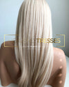 Dark Rooted Platinum blonde Transparent HD Lace Wig 