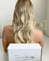 European Wig: Bronde Rooting w/ Light Golden Blonde Balayage - &quot;Kenya&quot; [Ready-to-Ship]