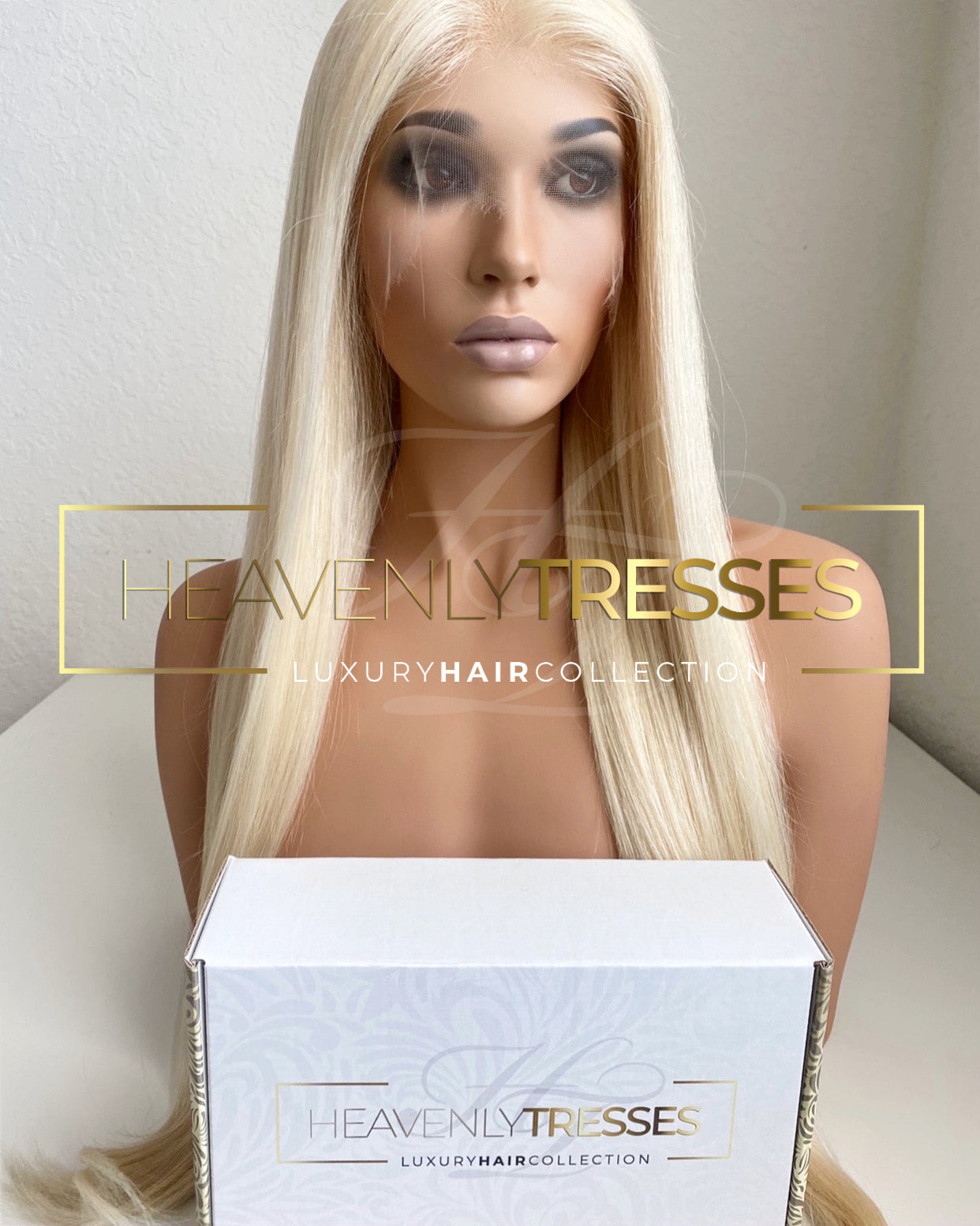 Finest European Hair Wig Color Ash Blonde