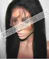 Virgin Kinky Straight Full lace Wig for Black Women