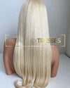 European Wig: Ash Blonde Silky Straight - &quot;Melissa&quot; [Made-to-Order]