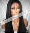 Coarse Yaki Straight Full Lace Wig