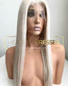 Custom Lace Wig: Silky Straight Platinum Blonde  - &quot;Arianna&quot; [Made-To-Order]