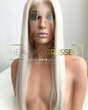 Custom Lace Wig: Silky Straight Platinum Blonde  - &quot;Arianna&quot; [Made-To-Order]
